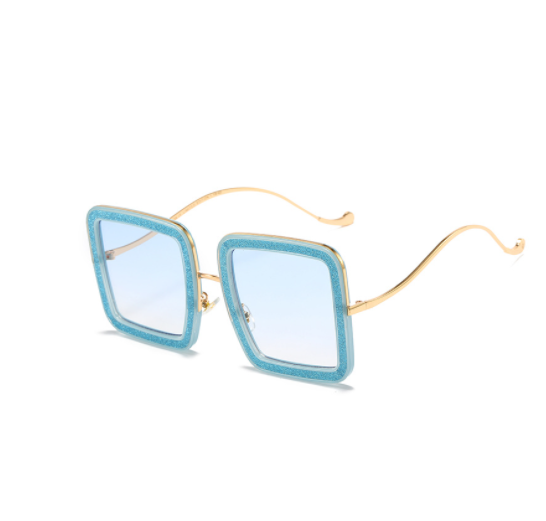 European And American Net Red Ins Street Shot Fashion Glasses Personality Drill Funny