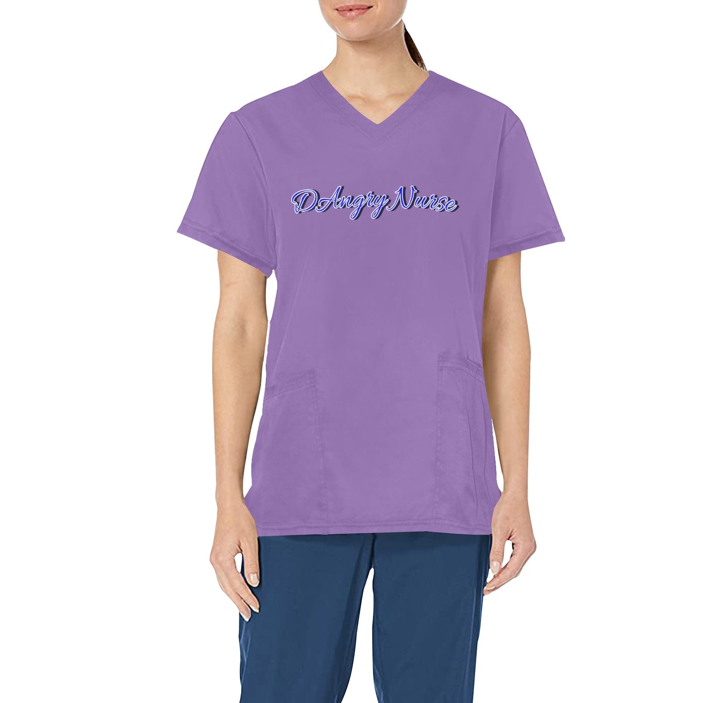 DAngry Nurse Scrub Top