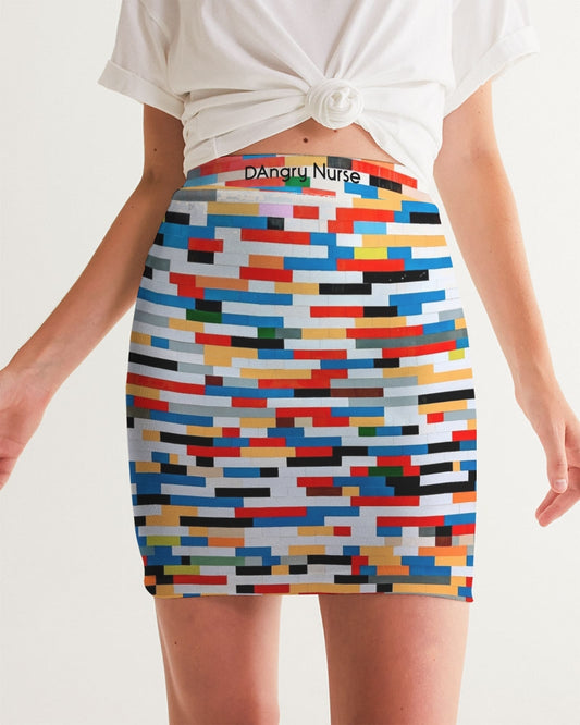 Angry Blocks Women's Mini Skirt