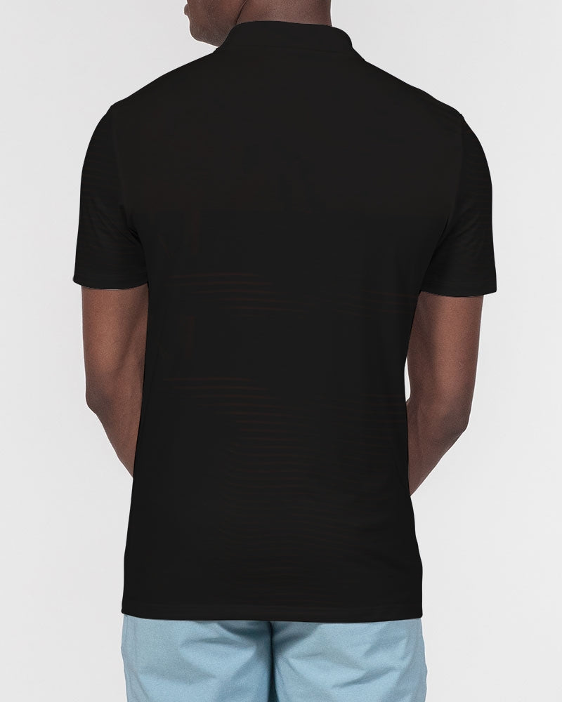 Angry Black Men's Slim Fit Short Sleeve Polo