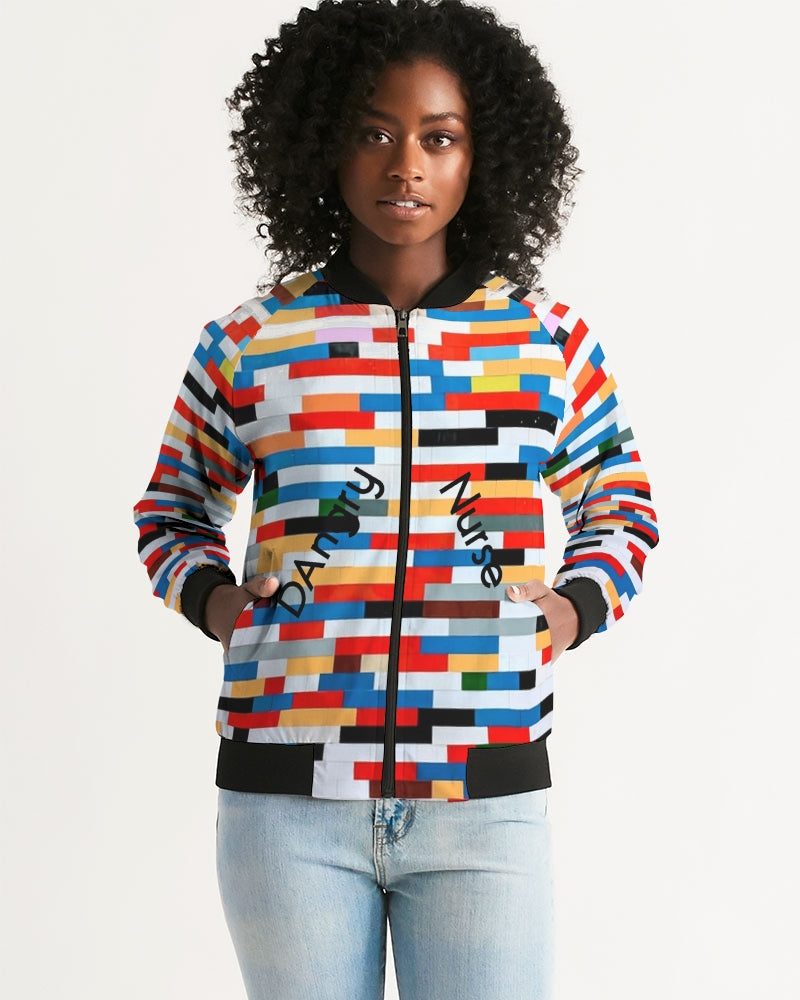 Angry Blocks Women's Bomber Jacket
