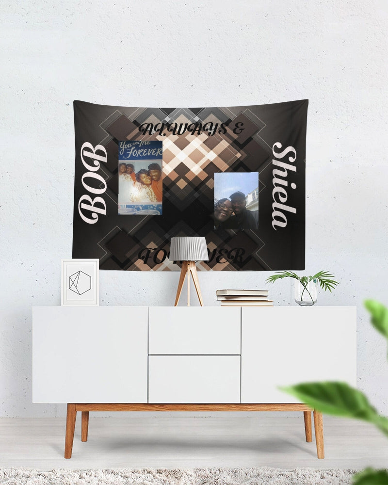 Sheila and Bob Tapestry 80"x60"