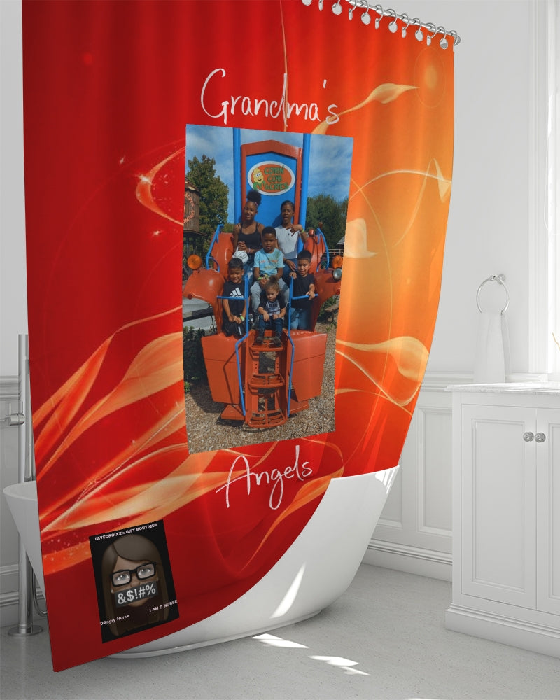 Grandma's Angels Shower Curtain 72"x72"
