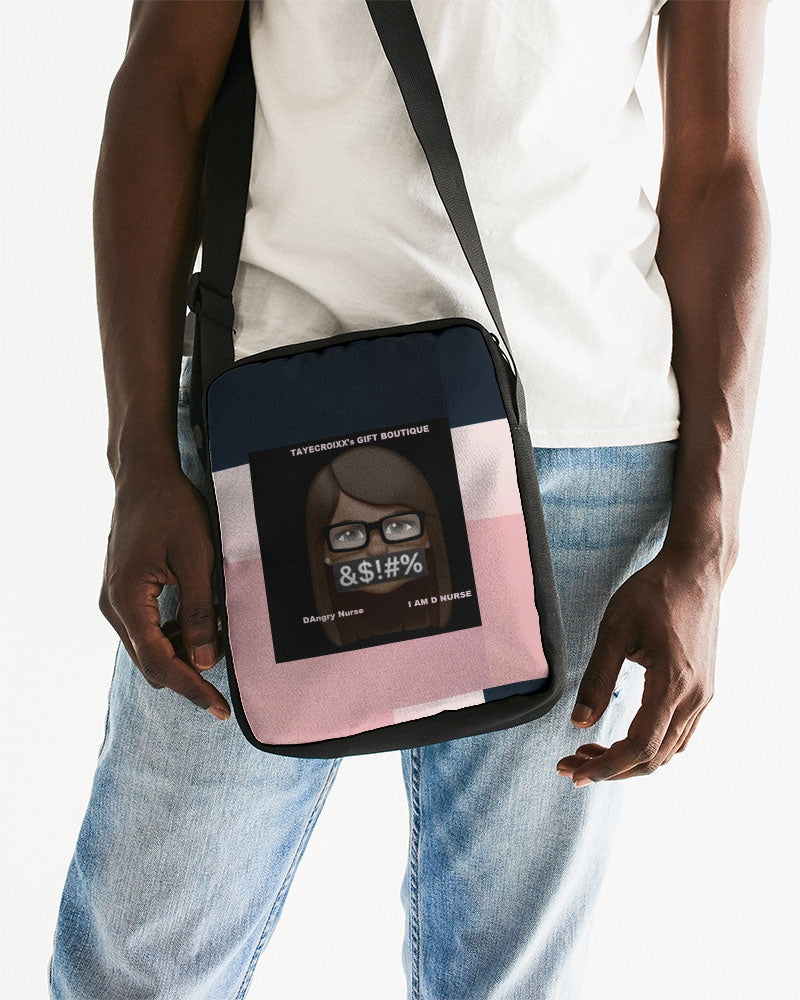 Angry stripes Messenger Pouch