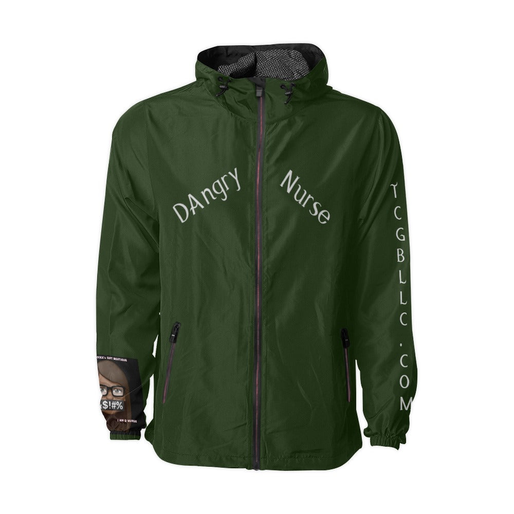 Unisex All Over Print  Hooded Windbreaker (Model H23)