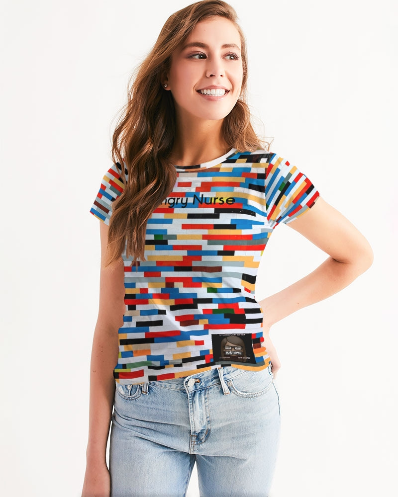 Angry Blocks Women's Tee