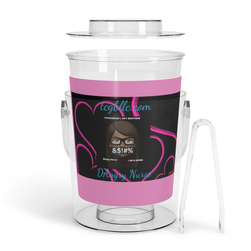 Ice Bucket with Tongs