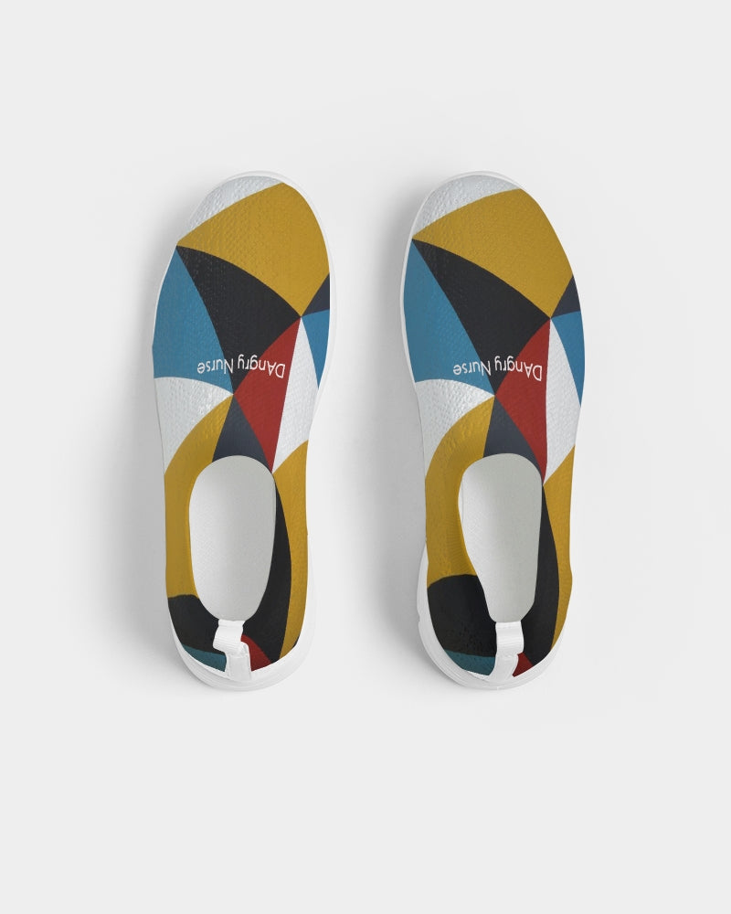 Angry Triangles Women's Slip-On Flyknit Shoe