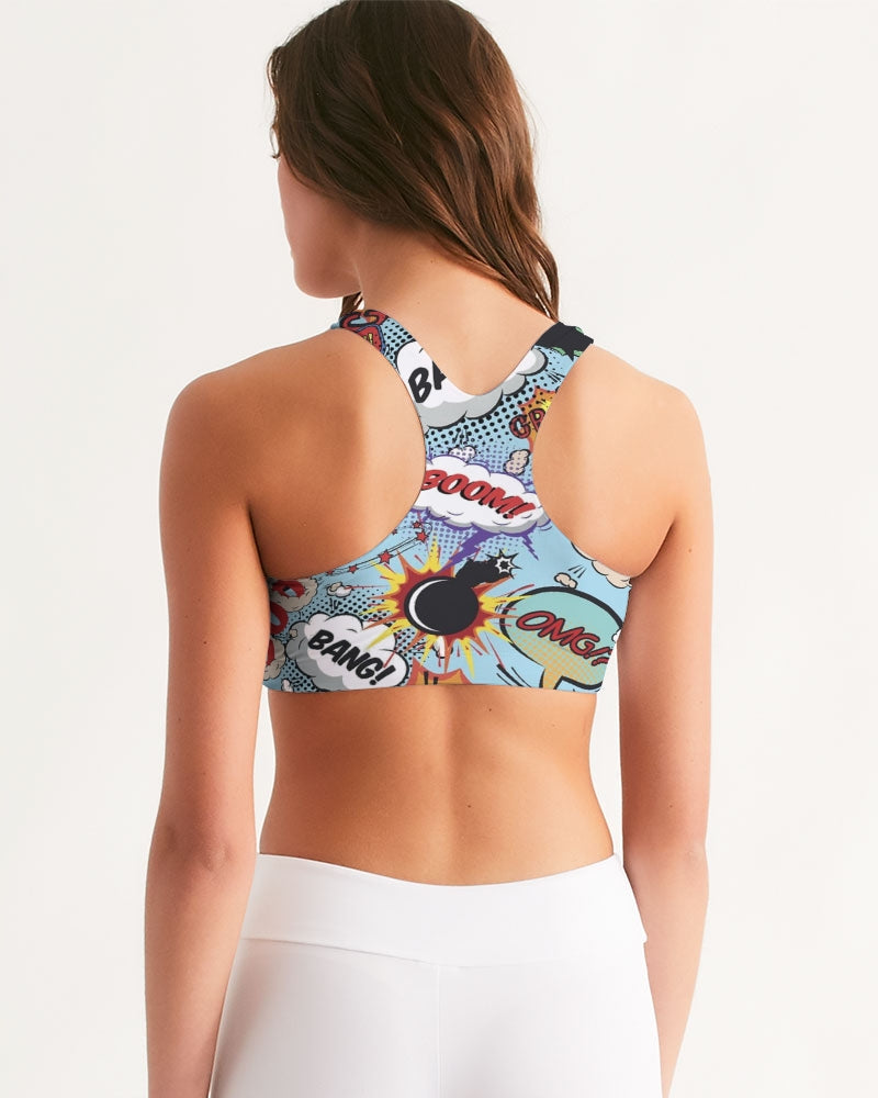 Angry sounds Women's Seamless Sports Bra
