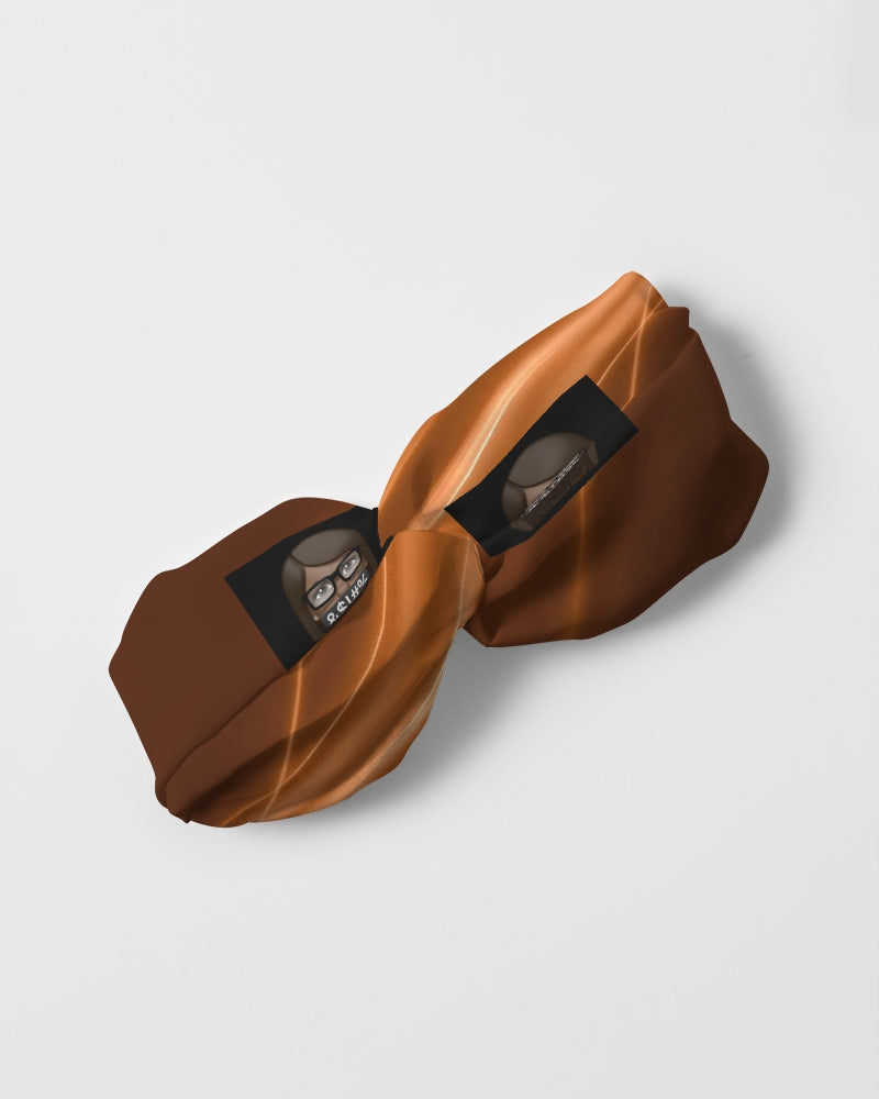 ANGRY BROWN Twist Knot Headband Set