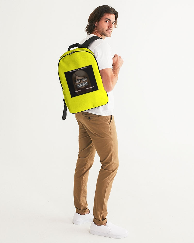 Angry Yellow Large Backpack