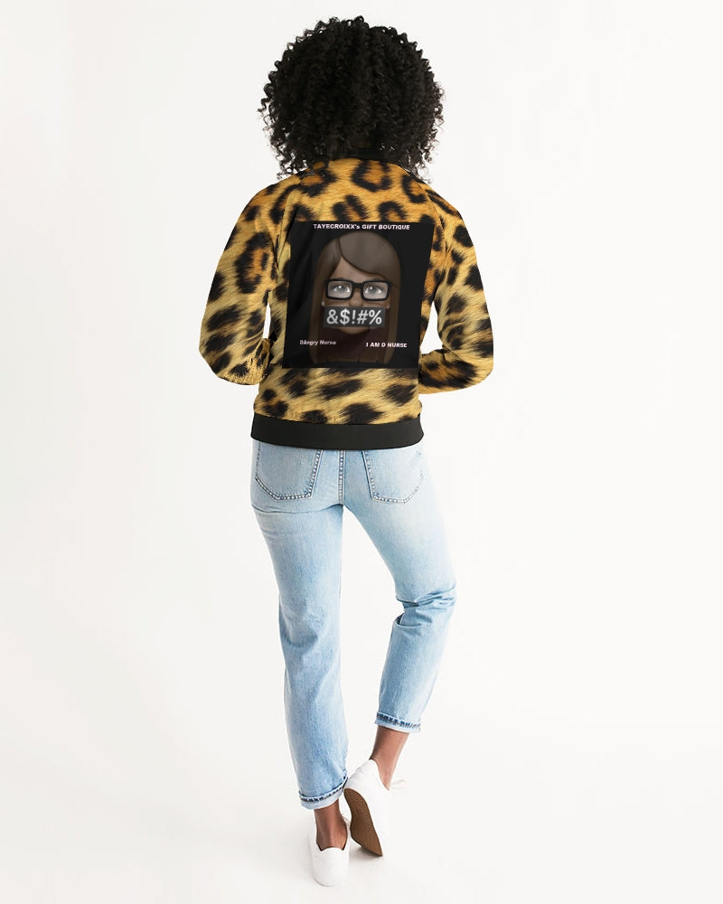 ANGRY LEPORD Women's Bomber Jacket