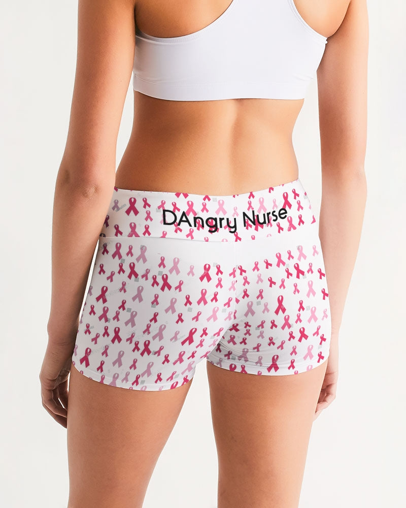 Special Edition F&$!#%K CANCER Women's Mid-Rise Yoga Shorts