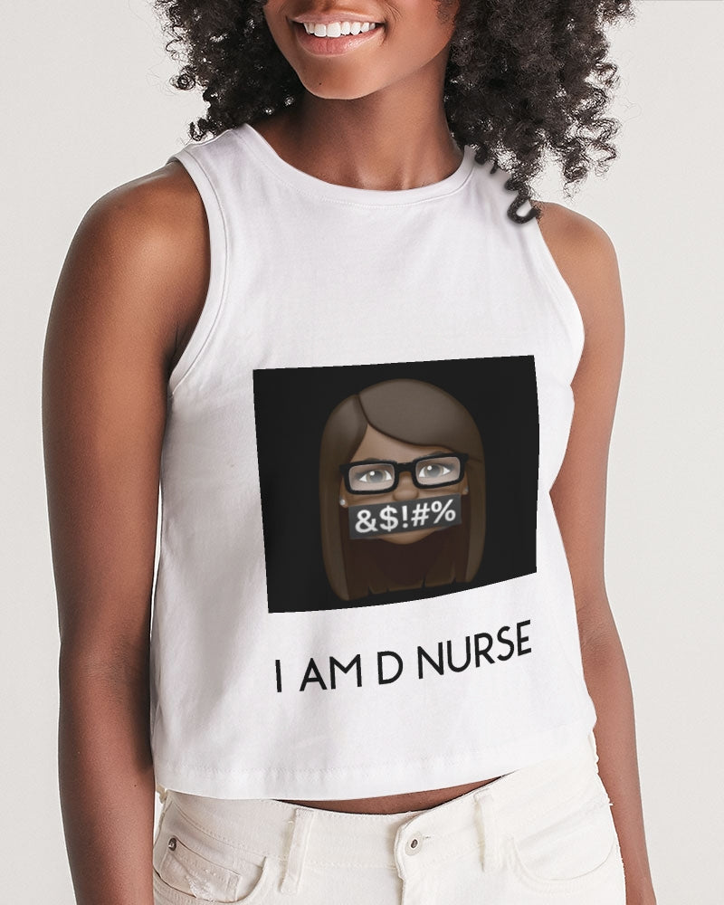 DAngry Nurse Women's Cropped Tank