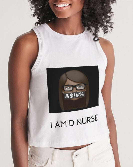 DAngry Nurse Women's Cropped Tank