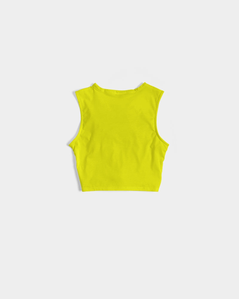 Angry Yellow Women's Twist-Front Tank