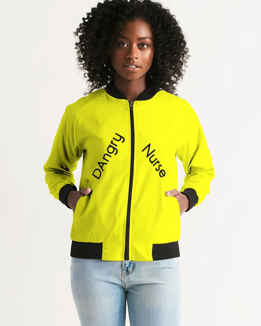 Angry Yellow Women's Bomber Jacket