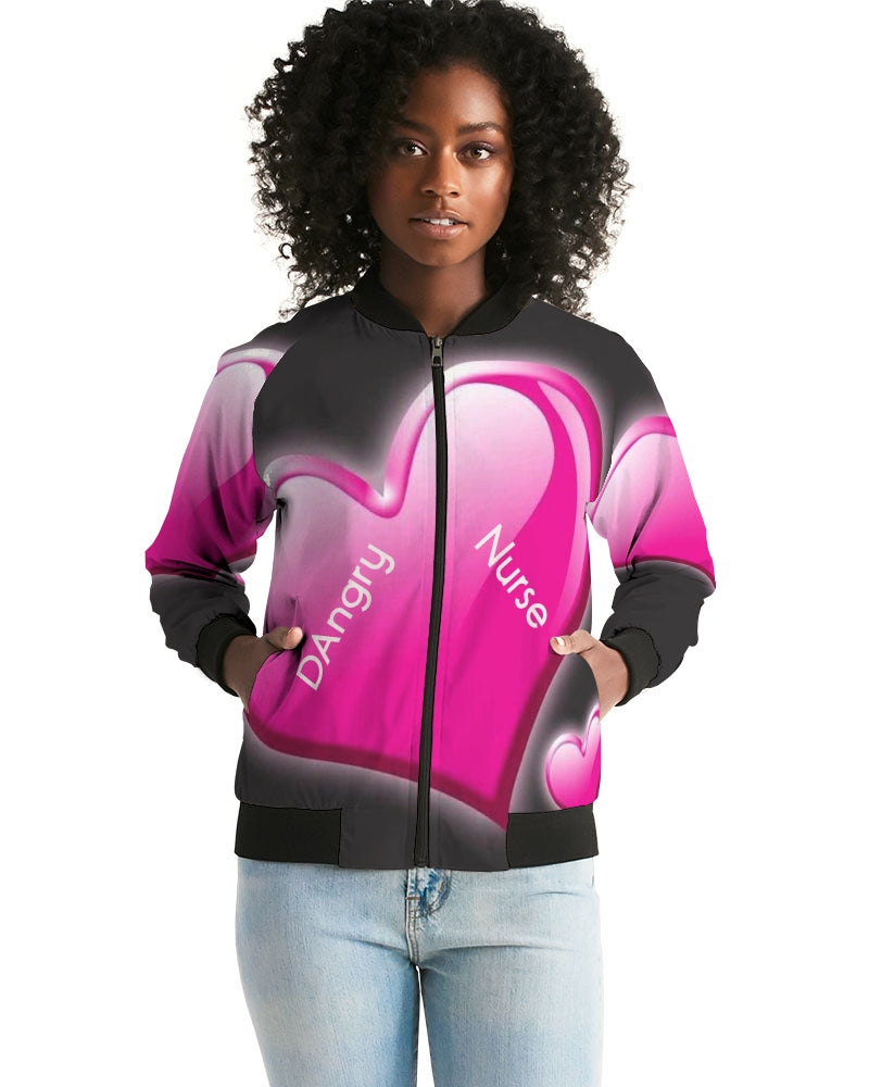angry heartz Women's Bomber Jacket