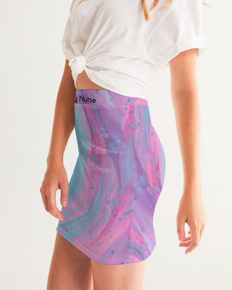 Angry Tye Dye Women's Mini Skirt