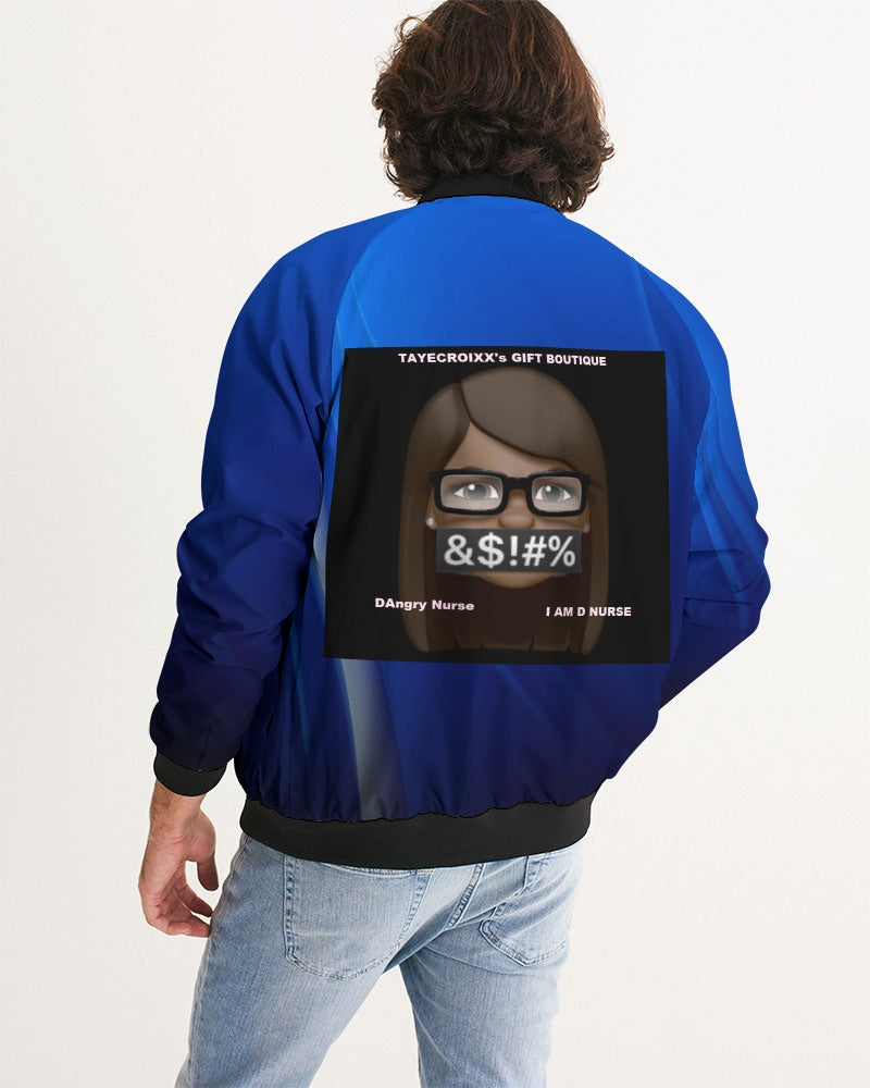 Angry Blue Men's Bomber Jacket