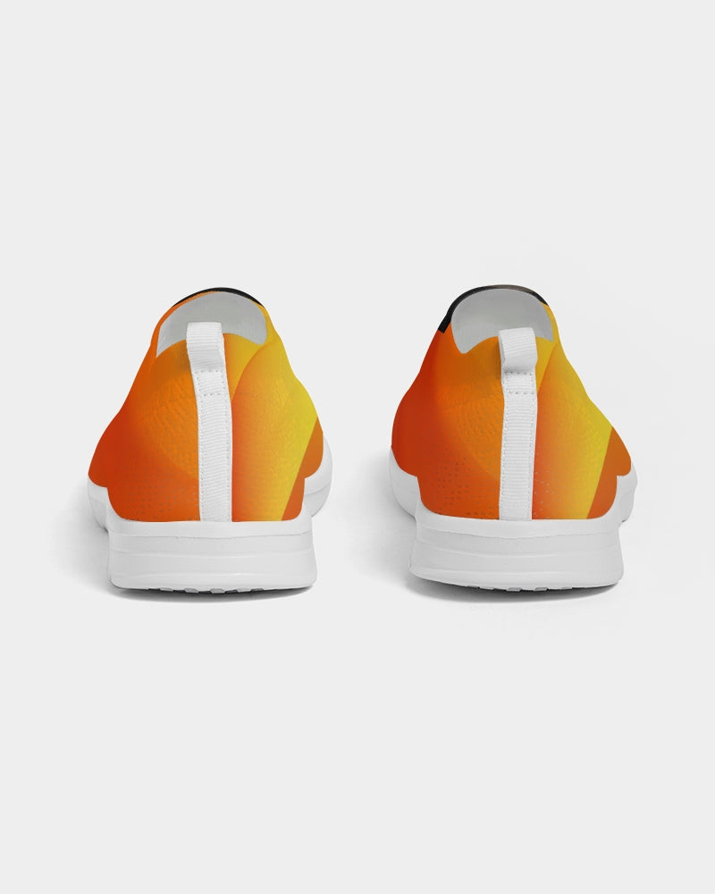 angry orange Women's Slip-On Flyknit Shoe