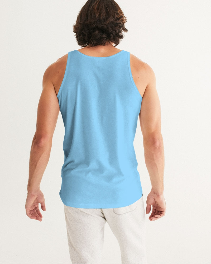 Angry pastel blue Men's Tank