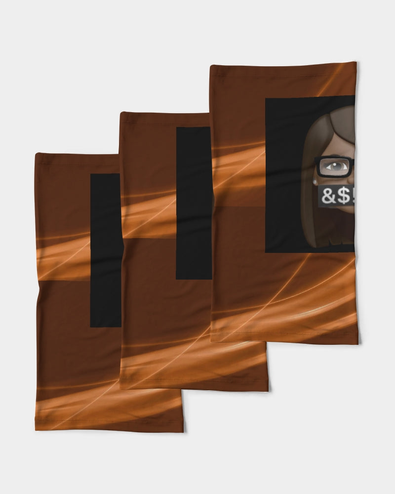 ANGRY BROWN Neck Gaiter Set