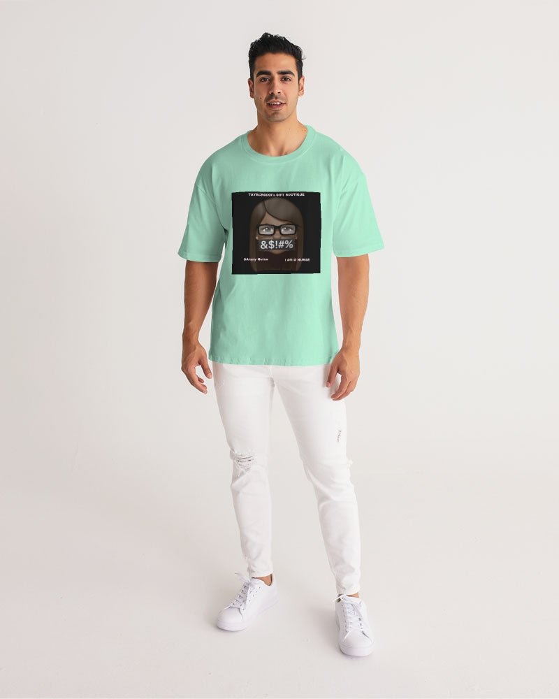 Angry pastel green Men's Premium Heavyweight Tee