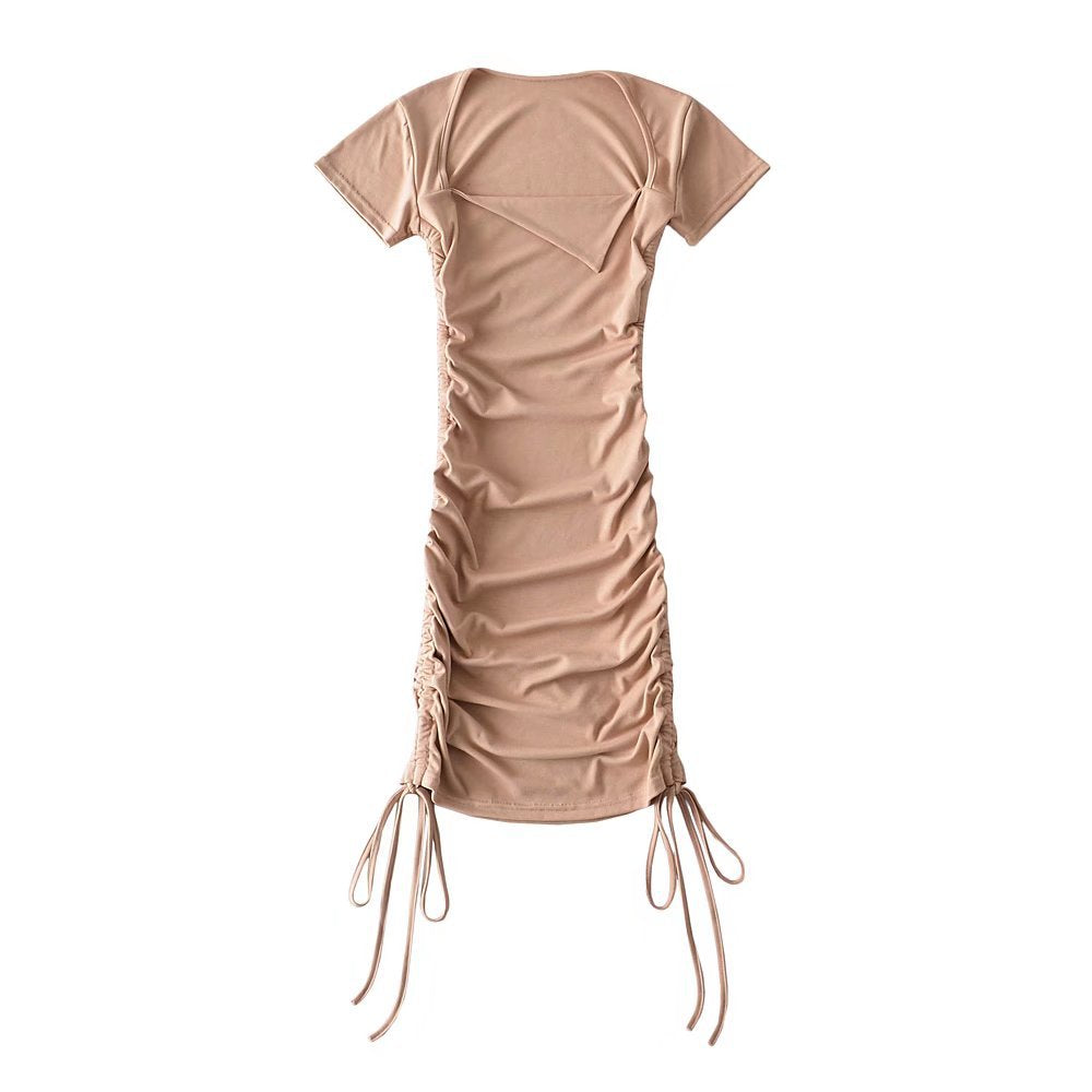 Ladies' Drawstring Pleated Pure Lust Dress