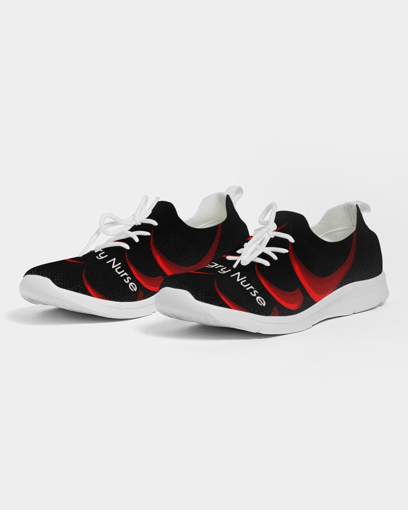 Angry Hearts Women's Lace Up Flyknit Shoe