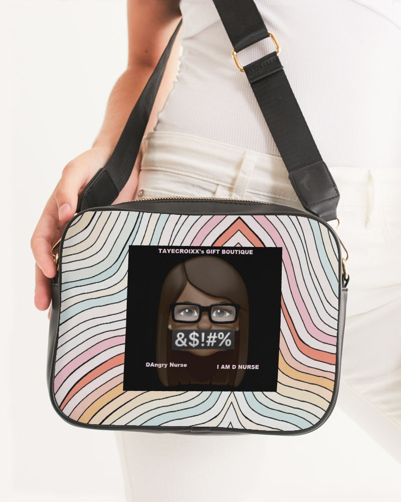 Angry waves Crossbody Bag