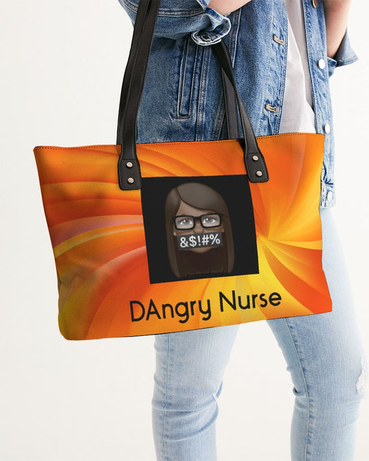 angry orange Stylish Tote