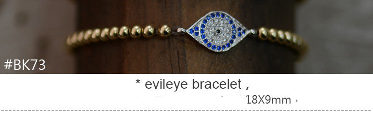 Heart Shaped Crystal Smiling Face Wrapped Gold Bracelet