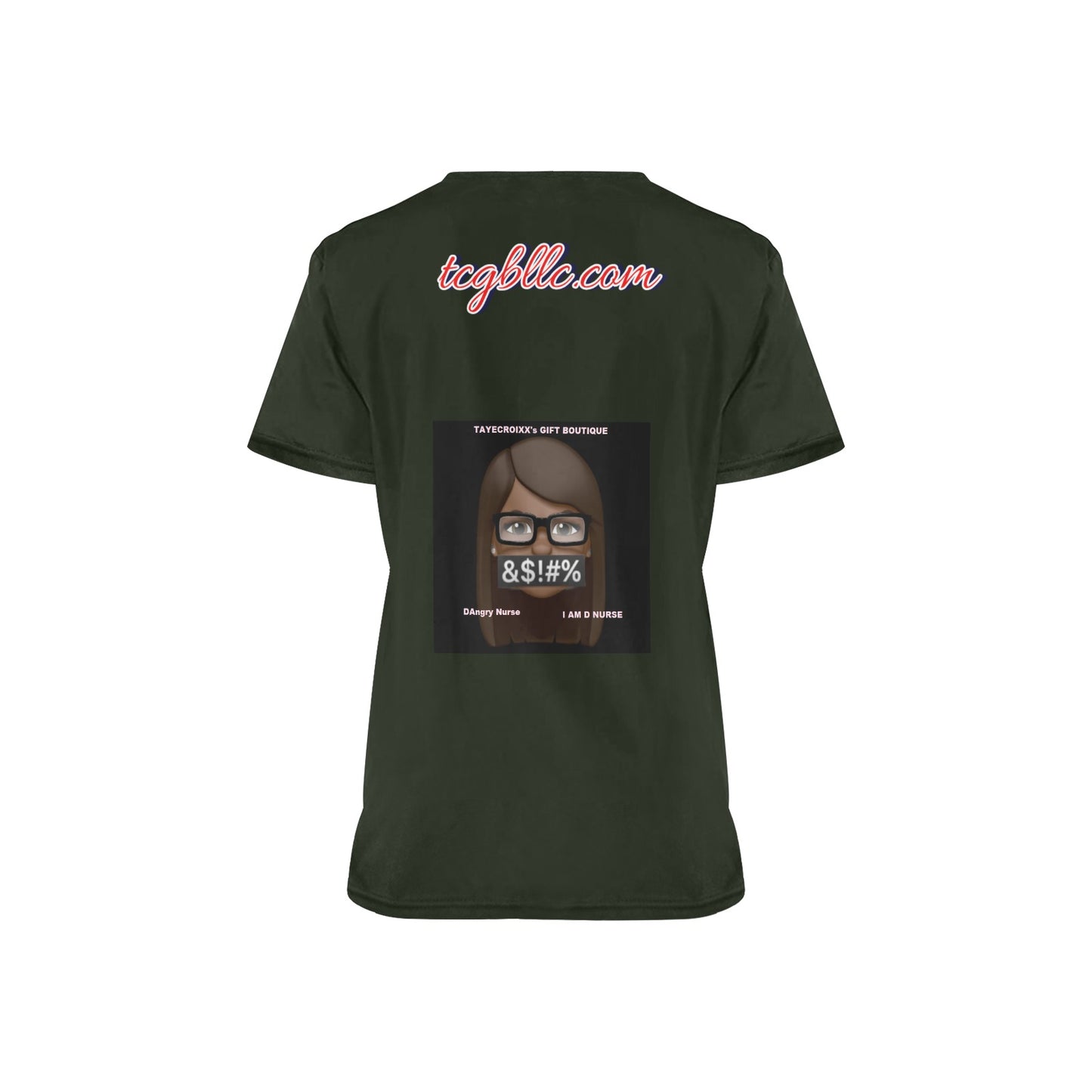 DAngry Nurse Scrub Top