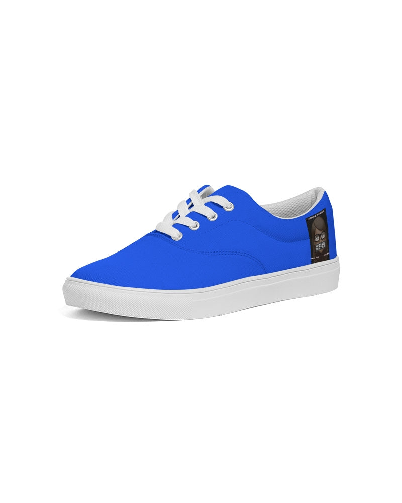 Angry Blue Men's Lace Up Canvas Shoe