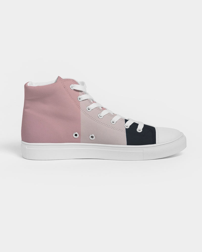 Angry stripes Women's Hightop Canvas Shoe