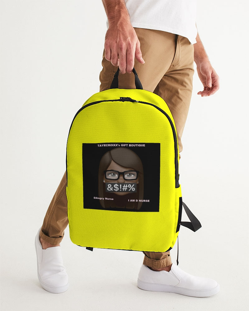Angry Yellow Large Backpack