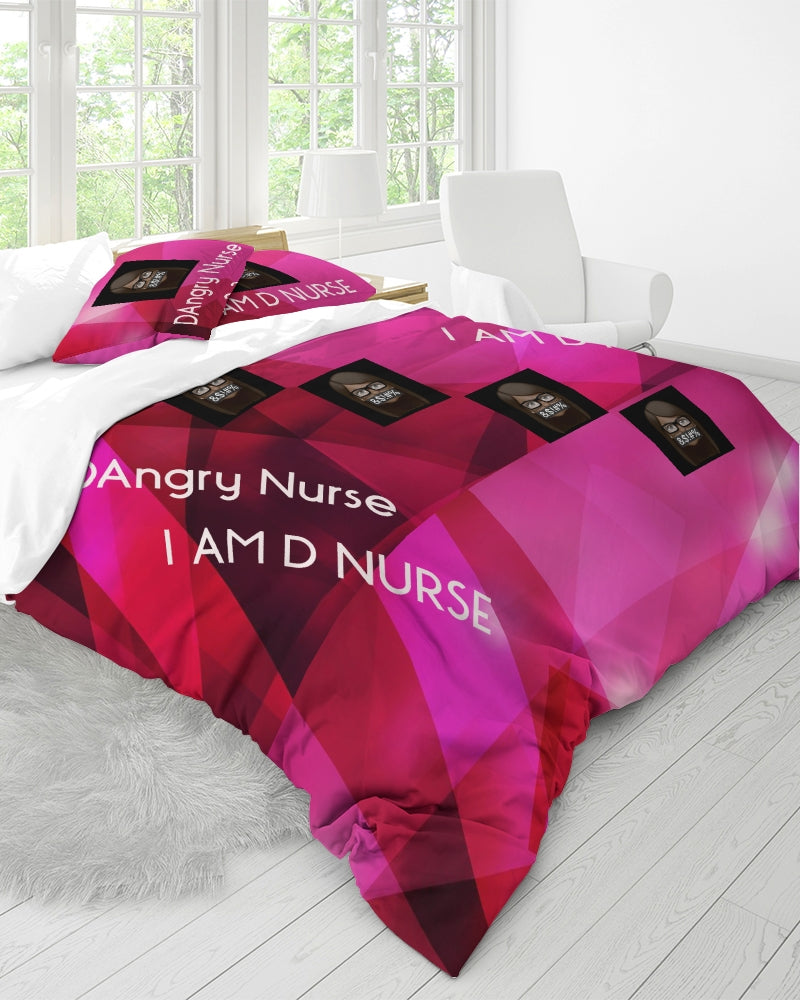 DAngry Pink King Duvet Cover Set