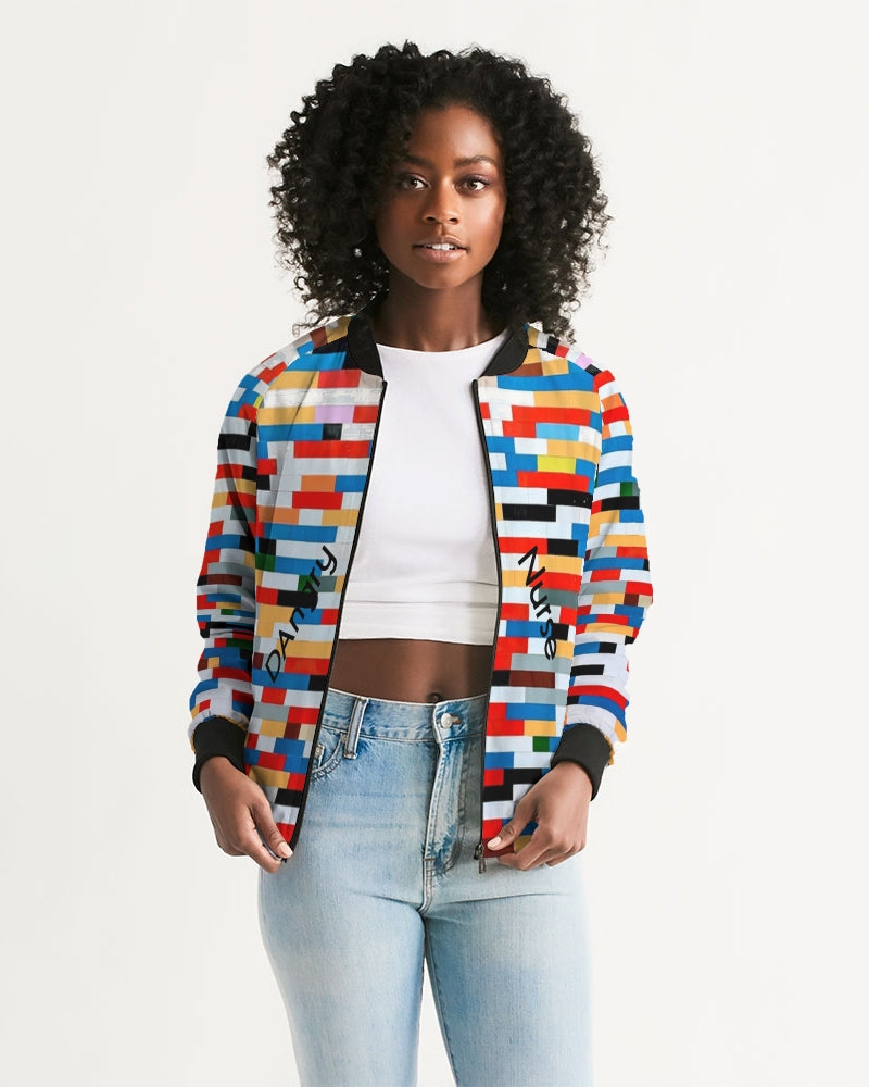 Angry Blocks Women's Bomber Jacket