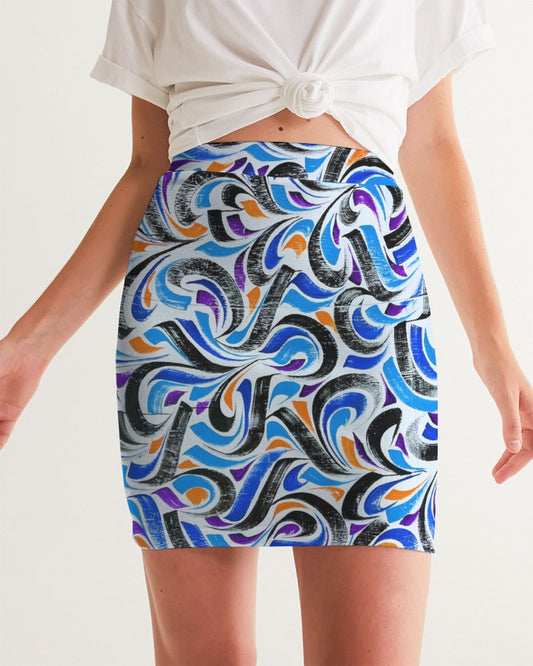 Angry Twirls Women's Mini Skirt