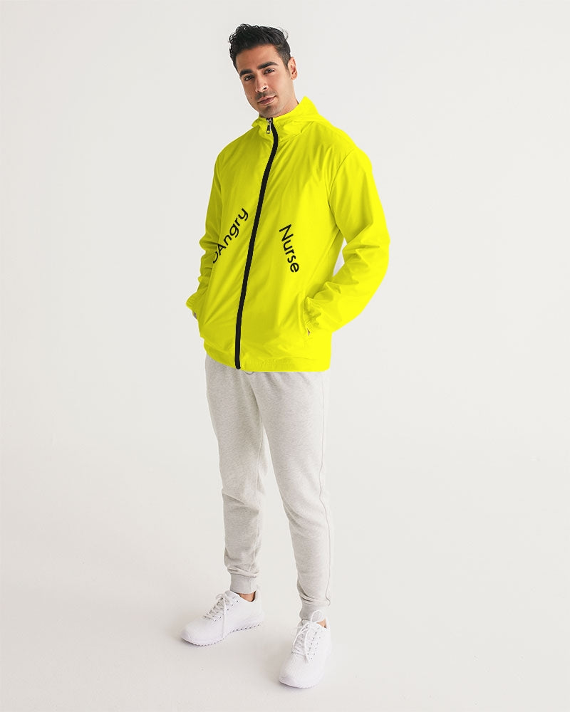 Angry Yellow Men's Windbreaker