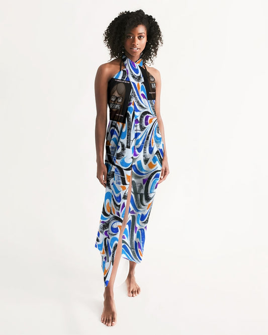 Angry Twirls Swim Cover Up