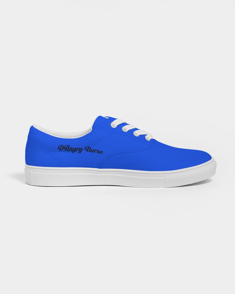 Angry Blue Men's Lace Up Canvas Shoe