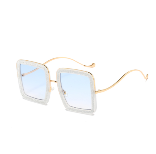 European And American Net Red Ins Street Shot Fashion Glasses Personality Drill Funny