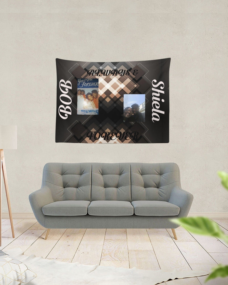 Sheila and Bob Tapestry 80"x60"