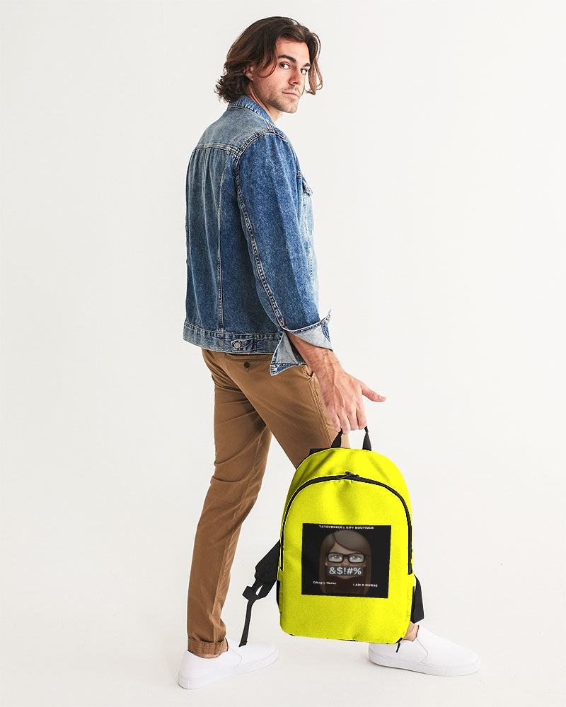 Angry Yellow Large Backpack