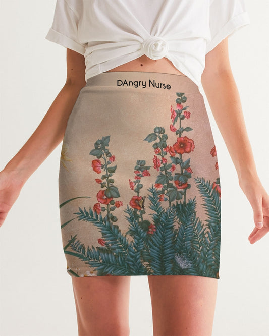 Angry Flowers Women's Mini Skirt