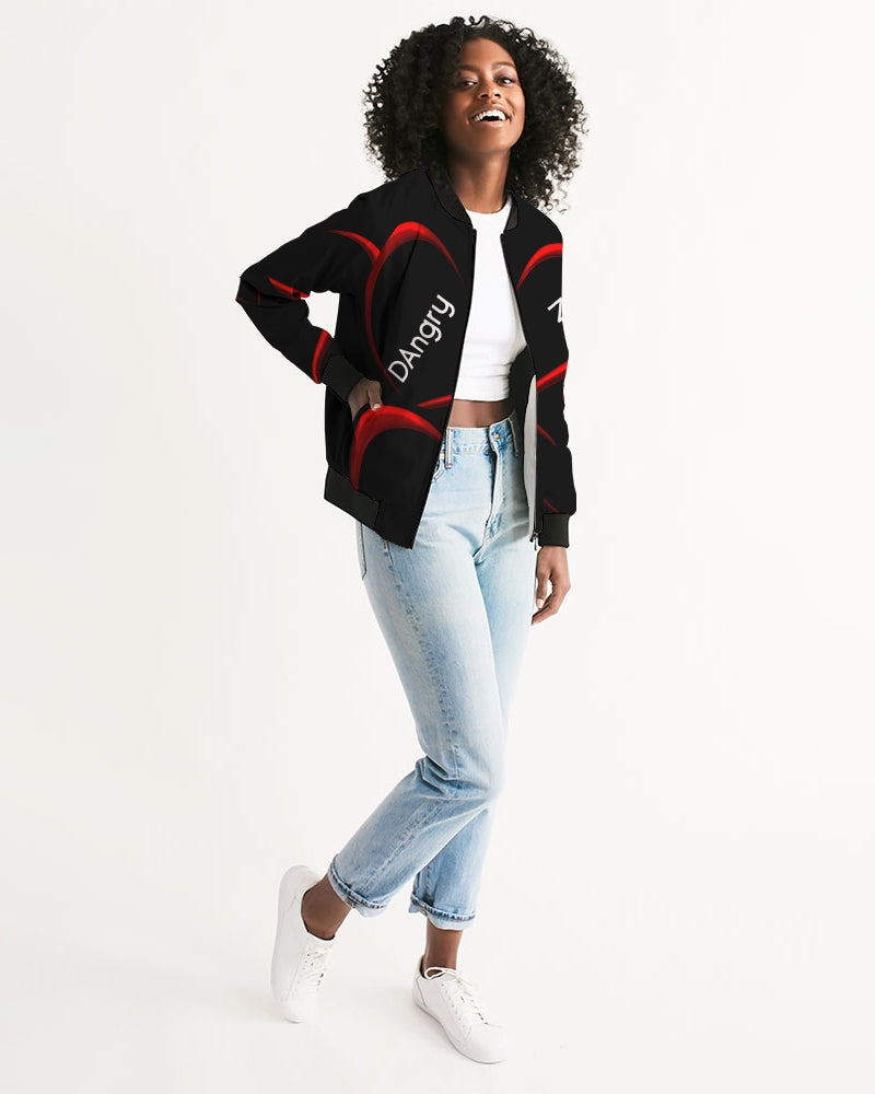 Angry Hearts Women's Bomber Jacket