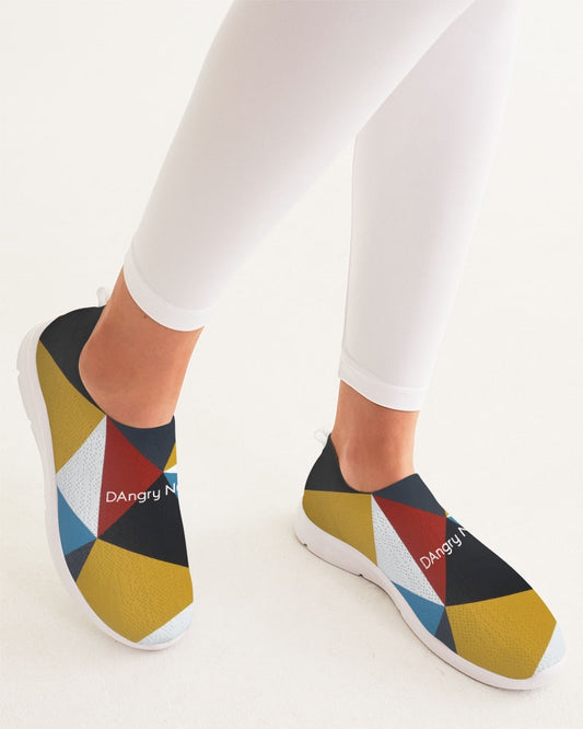 Angry Triangles Women's Slip-On Flyknit Shoe