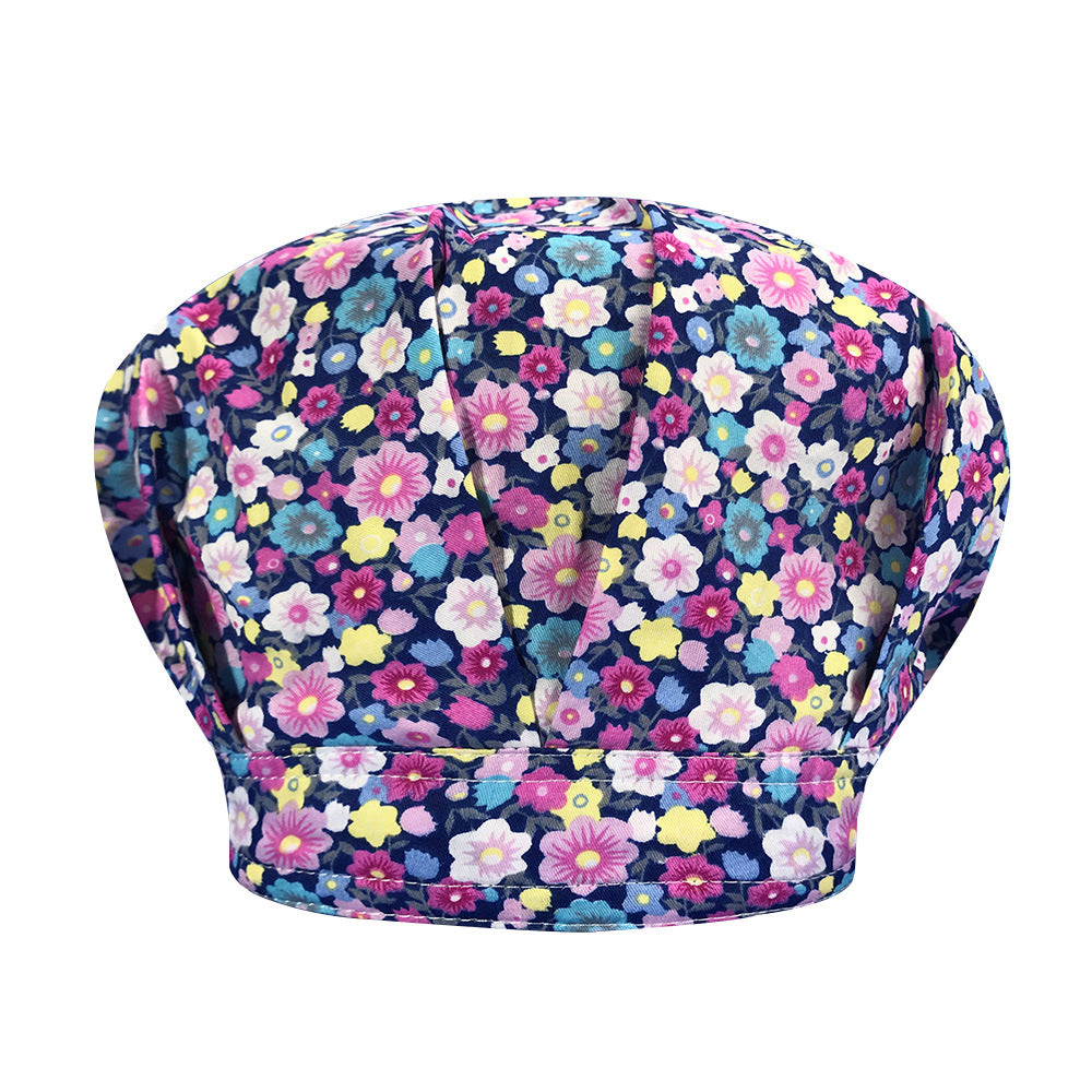 Printed Cute Little Animal Nurse Hat